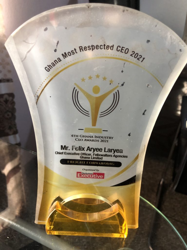 4th Ghana Industry Ceo Awards Plaque